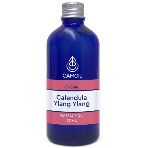 Camoil Calendula Ylang Ylang Sensual Massage Oil Αιθέριο Έλαιο Μασάζ για Αίσθηση Ηρεμίας & Ευεξίας 100ml